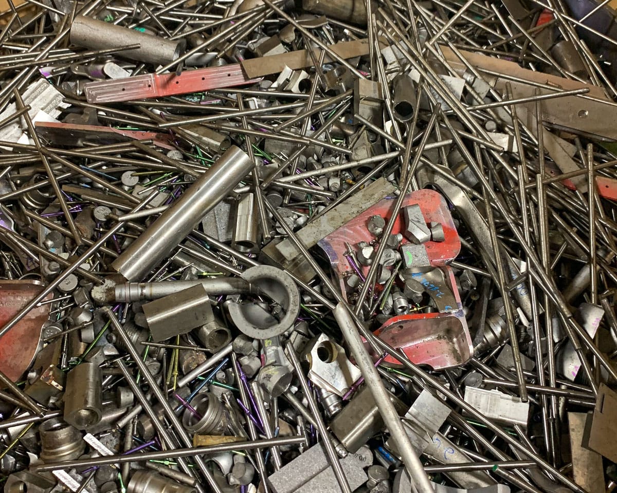 Titanium FerroTi Solids scrap recycling